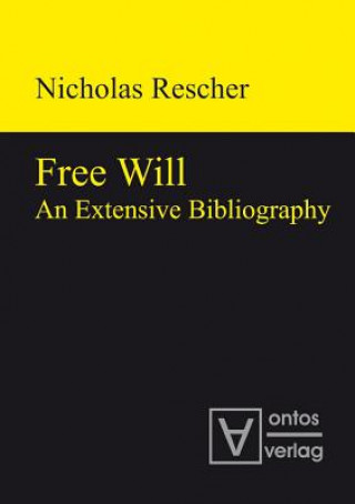 Knjiga Free Will Nicholaus Rescher