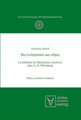 Könyv Des evenements aux objets Durand