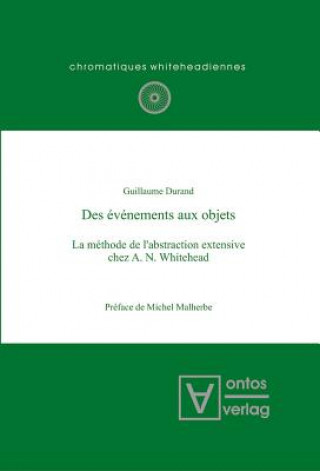 Libro Des evenements aux objets Durand