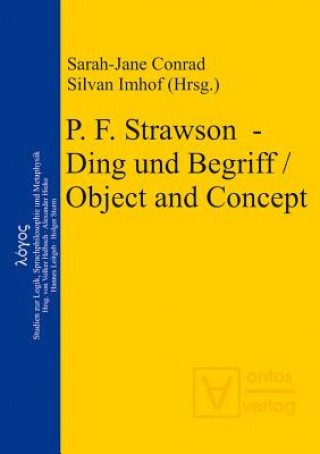 Βιβλίο P. F. Strawson - Ding und Begriff / Object and Concept Sarah-Jane Conrad