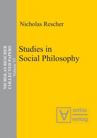 Könyv Studies in Social Philosophy Nicholas Rescher
