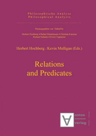 Kniha Relations and Predicates Herbert Hochberg