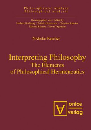 Libro Interpreting Philosophy Nicholas Rescher