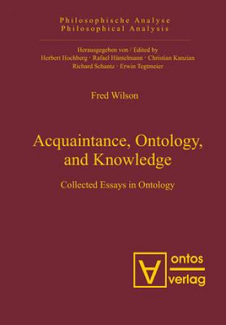 Carte Acquaintance, Ontology, and Knowledge Fred Wilson