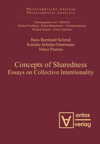 Könyv Concepts of Sharedness Nikos Psarros