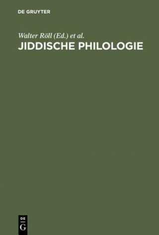 Kniha Jiddische Philologie Simon Neuberg