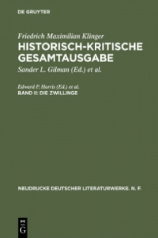 Könyv Historisch-kritische Gesamtausgabe, Band II, Die Zwillinge Ekhard Haack