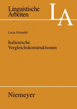 Kniha Italienische Vergleichskonstruktionen Lucia Grimaldi