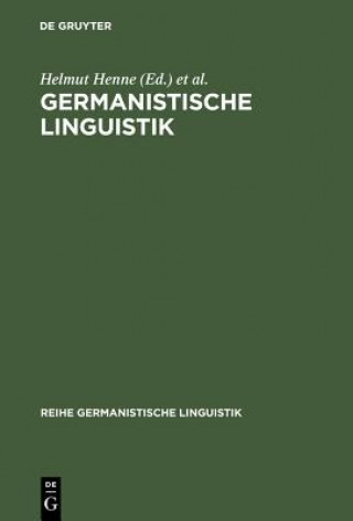 Książka Germanistische Linguistik Helmut Henne