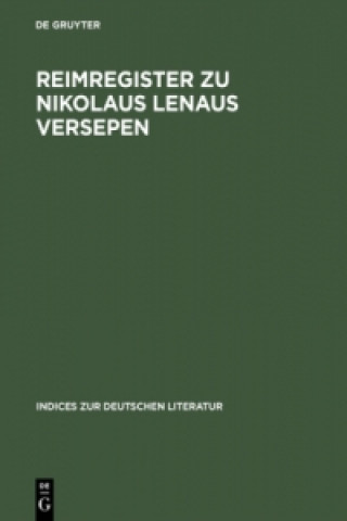 Carte Reimregister Zu Nikolaus Lenaus Versepen Heinrich P. Delfosse