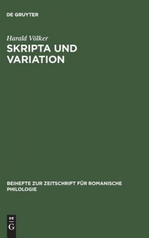 Kniha Skripta und Variation Harald Volker