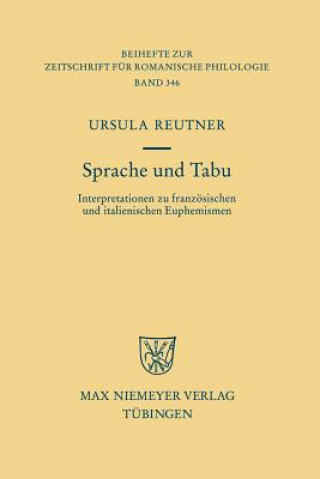 Kniha Sprache und Tabu Ursula Reutner