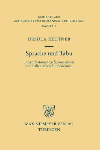 Book Sprache und Tabu Ursula Reutner