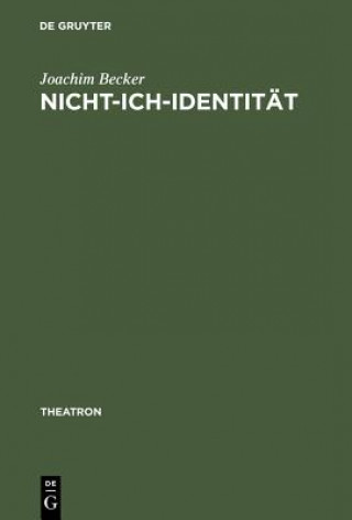 Kniha Nicht-Ich-Identitat Joachim Becker