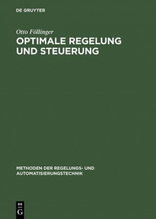 Book Optimale Regelung Und Steuerung Otto Föllinger