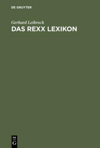 Carte Das REXX Lexikon Gerhard Leibrock