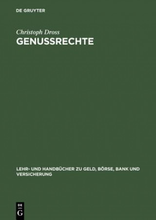 Книга Genussrechte Christoph Dross