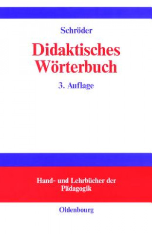 Carte Didaktisches Woerterbuch Hartwig Schroder