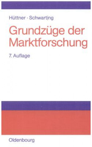 Knjiga Grundzuge Der Marktforschung Manfred Hüttner