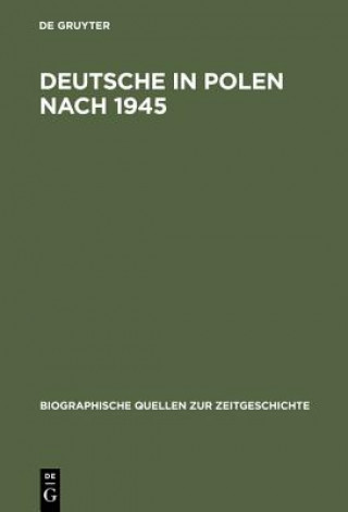 Kniha Deutsche in Polen nach 1945 Manfred Gebhardt