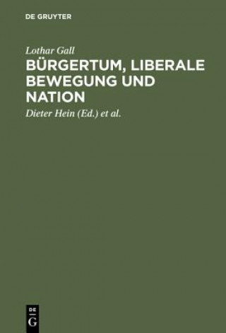 Książka Burgertum, liberale Bewegung und Nation Dieter Hein