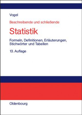 Kniha Beschreibende und schliessende Statistik Friedrich Vogel