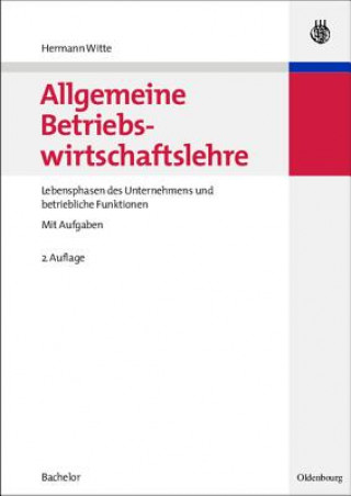 Könyv Allgemeine Betriebswirtschaftslehre Hermann Witte