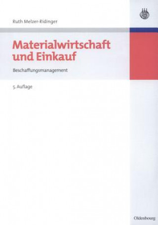 Kniha Materialwirtschaft und Einkauf Ruth Melzer-Ridinger