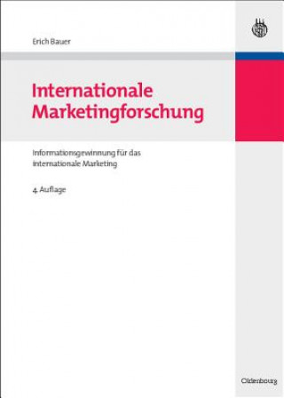 Kniha Internationale Marketingforschung Erich Bauer