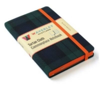 Kniha Waverley (M): Black Watch Tartan Cloth Commonplace Notebook Waverley Scotland