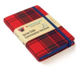 Book Waverley (M): Robertson Tartan Cloth Commonplace Pocket Notebook Waverley Scotland