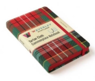 Книга Caledonia: Waverley Genuine Tartan Cloth Commonplace Notebook (9cm x 14cm) Waverley Scotland