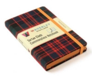 Book Waverley (M): MacDonald Tartan Cloth Commonplace Notebook Waverley Scotland