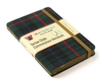 Carte Waverley (M): Stewart Hunting Tartan Cloth Commonplace Notebook Waverley Scotland