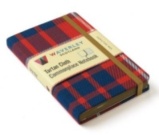 Könyv Waverley (M): Hamilton Red Tartan Cloth Commonplace Notebook Waverley Scotland