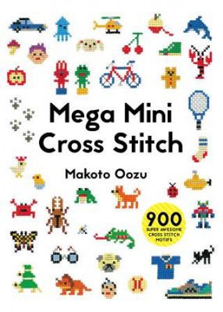 Книга Mega Mini Cross Stitch Makoto Oozu