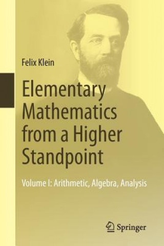 Libro Elementary Mathematics from a Higher Standpoint Felix Klein