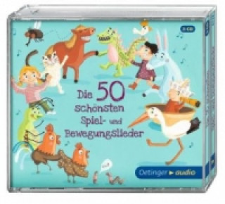 Audio Die 50 schönsten Spiel- und Bewegungslieder, 3 Audio-CD Kay Poppe