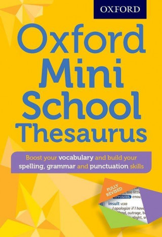 Book Oxford Mini School Thesaurus Oxford Dictionaries