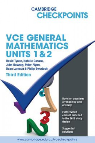 Kniha Cambridge Checkpoints VCE General Mathematics Units 1&2 David Tynan