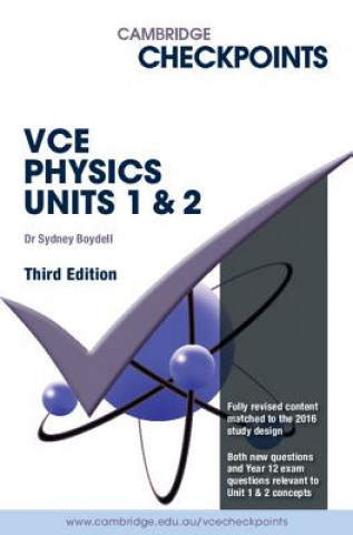 Knjiga Cambridge Checkpoints VCE Physics Units 1&2 Sydney Boydell