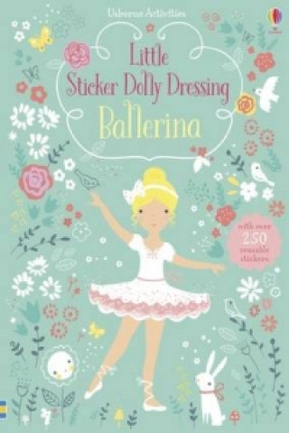 Book Little Sticker Dolly Dressing Ballerina Fiona Watt