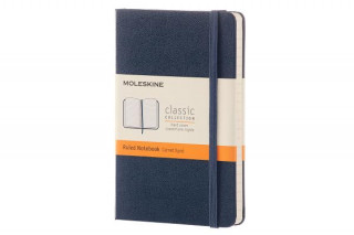 Knjiga Moleskine Sapphire Blue Pocket Ruled Notebook Hard MOLESKINE