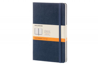 Kniha Moleskine Sapphire Blue Large Ruled Notebook Hard Moleskine