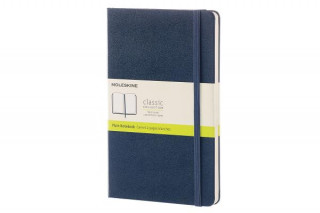 Knjiga Moleskine Sapphire Blue Large Plain Notebook Hard Moleskine