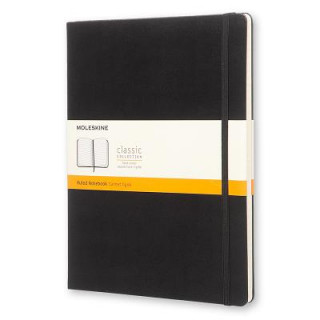 Kalendář/Diář Moleskine Extra Large Ruled Notebook Hard Black Moleskine