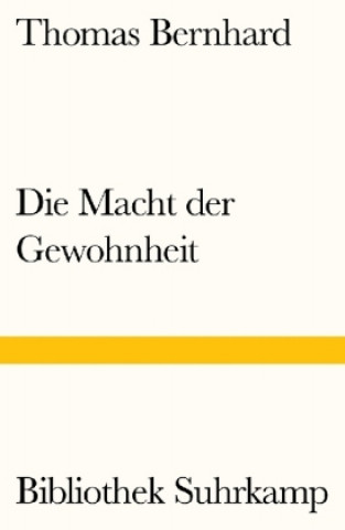 Libro Die Macht der Gewohnheit Thomas Bernhard