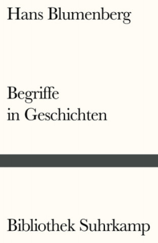 Kniha Begriffe in Geschichten Hans Blumenberg