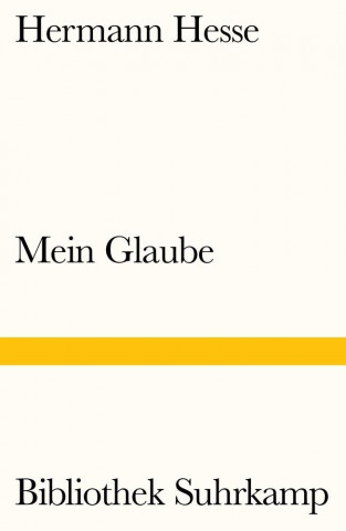 Kniha Mein Glaube Hermann Hesse