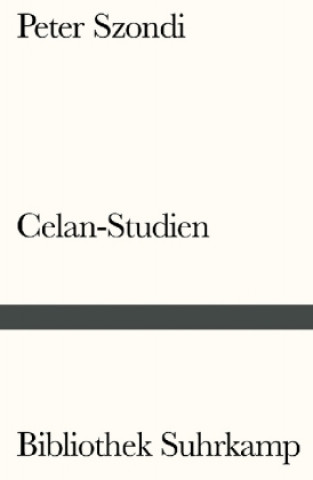Kniha Celan-Studien Peter Szondi